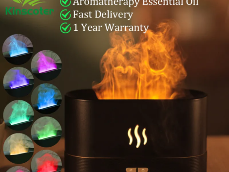 Kinscoter-Aroma-Diffuser-Air-Humidifier-Ultrasonic-Cool-Mist-Maker-Fogger-Led-Essential-Oil-Flame-Lamp-Difusor