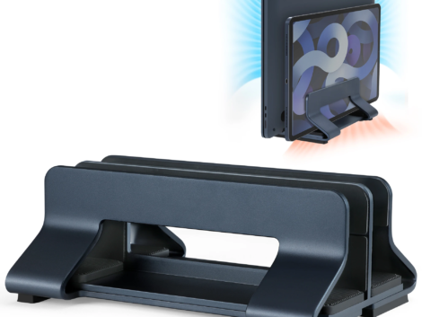 Laptop-Stand-Vertical-Tool-Free-Adjustable-Aluminum-Vertical-Laptop-Stand-Holder-Width-From-12-30mm-Support