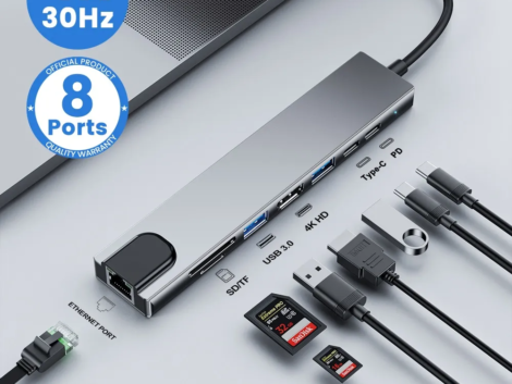 USB-C-HUB-Type-C-Splitter-Thunderbolt-3-Docking-Station-Laptop-Adapter-With-For-Macbook-Air